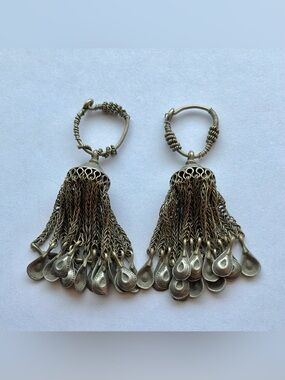 Vintage Afghan Ethnic Kuchi Tribal Earrings